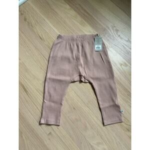 NWT Honest Baby Ribbed Pants Blush  24 months